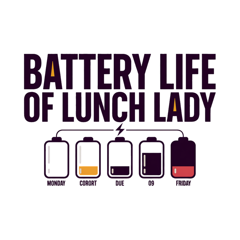 Lunch Lady Energy Cycle Typography