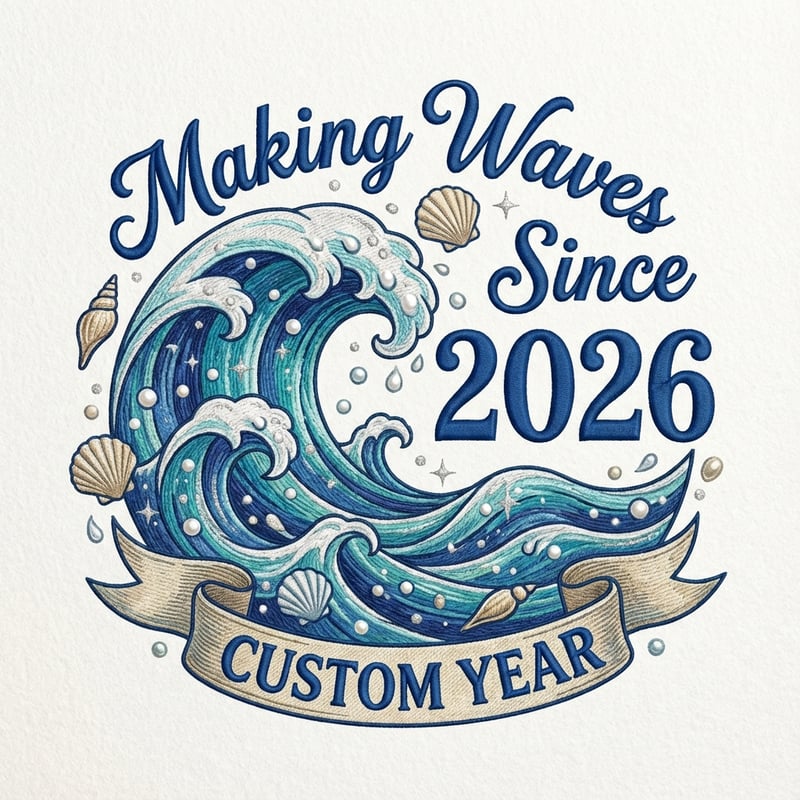Elegant Ocean Wave Design 2026