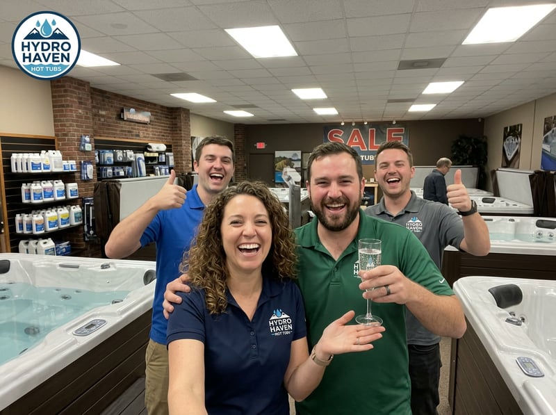 Hot Tub Store Team Portrait