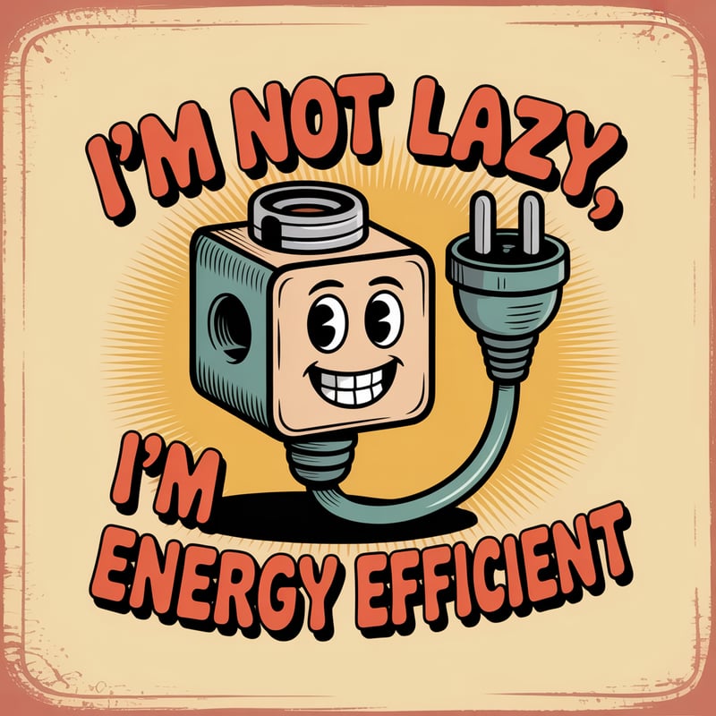 Funny Fitness Energy Efficient Shirt