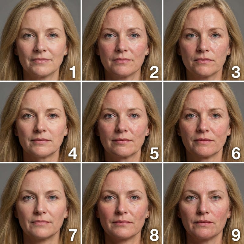 Hyperreal Portraits: Blonde Woman in 50s