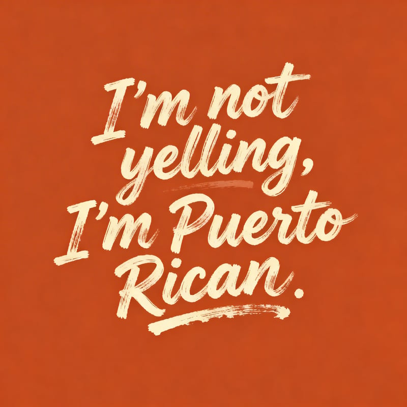 Puerto Rican Brush Script Typography
