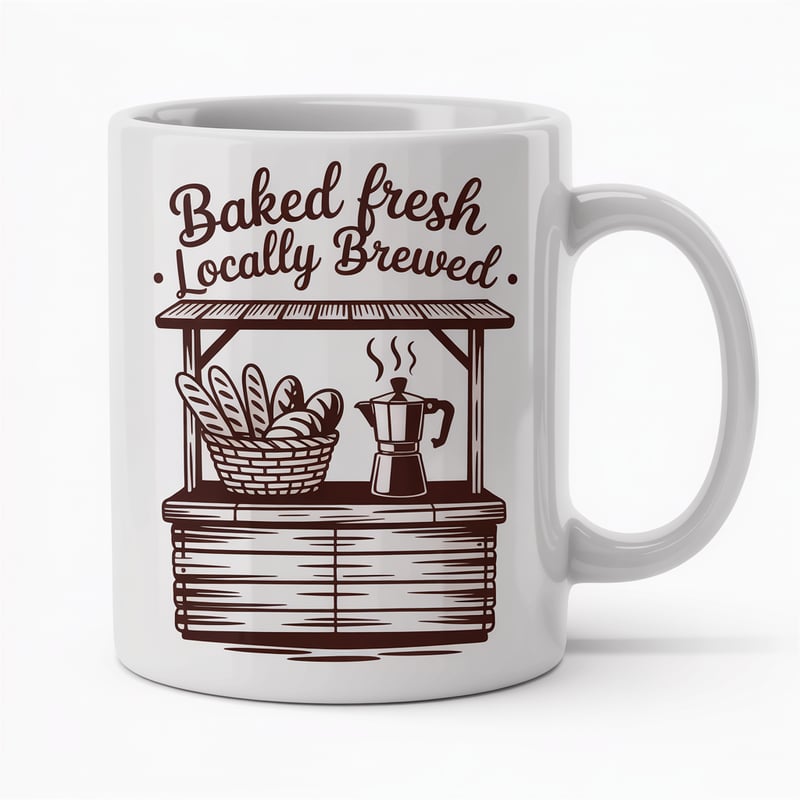 Rustic Farmstand Mug Design