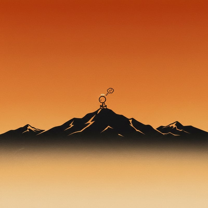 Burnt Orange Sunset Gradient