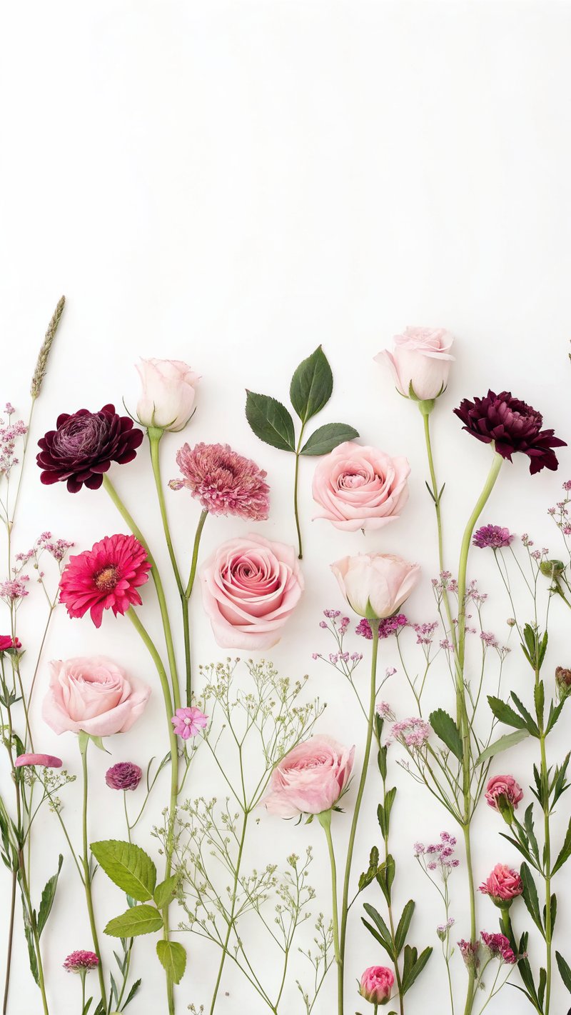 Vivid Wildflowers Illustration
