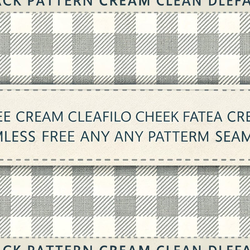 Seamless Buffalo Check Pattern