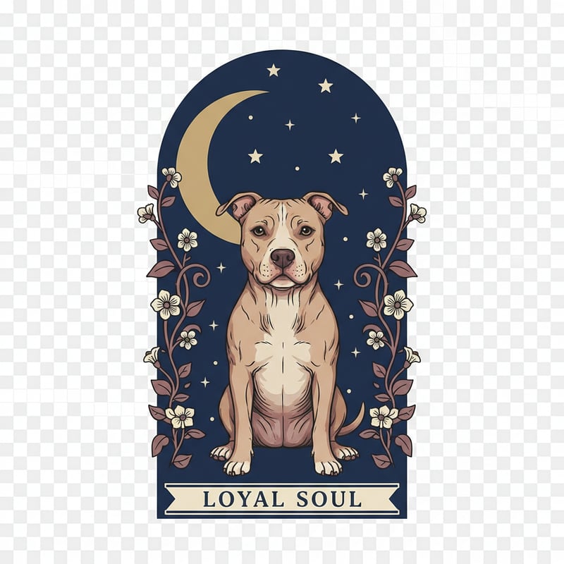Mystical Halloween Pitbull Graphic