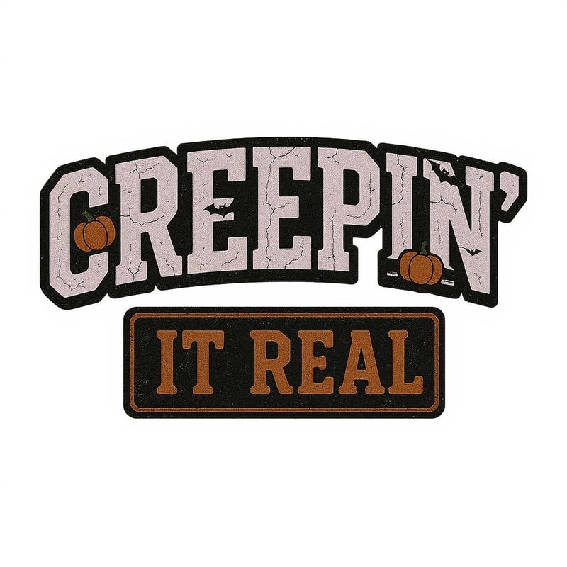 Retro Creepin' T-Shirt Design