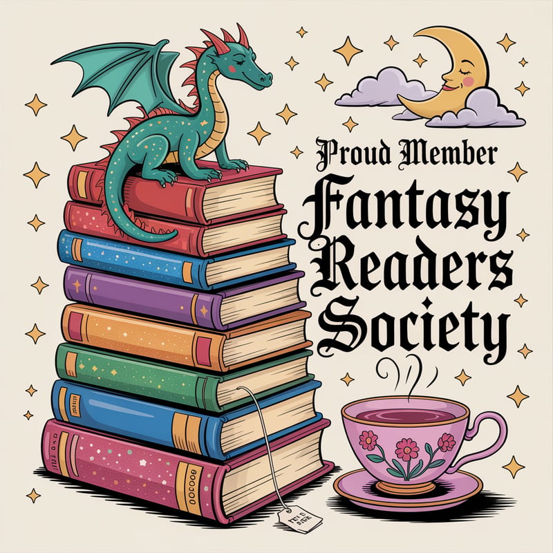 Vintage Fantasy Book Club Poster