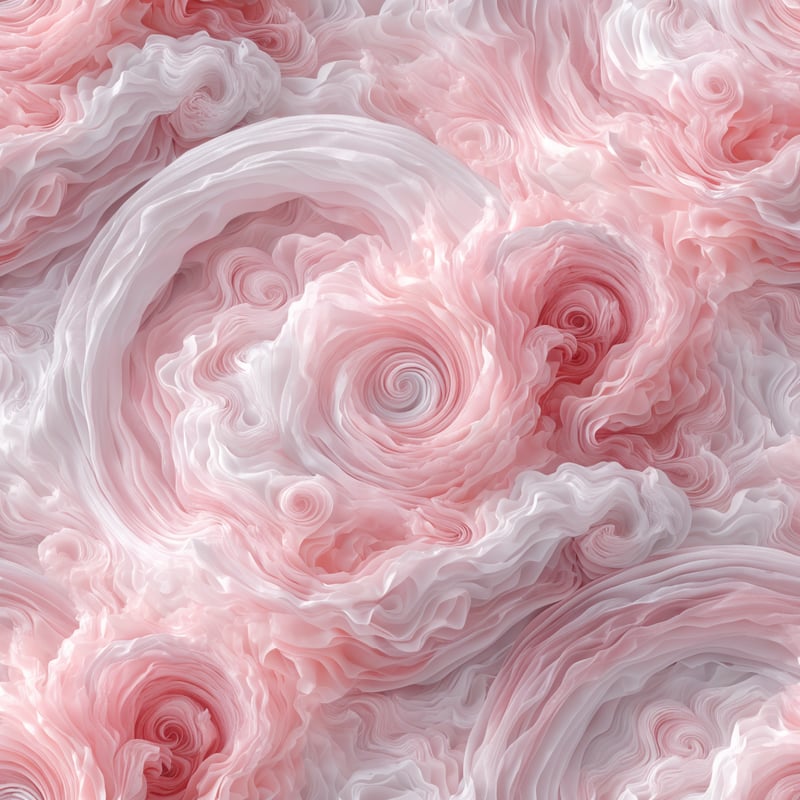 Pink and White Swirl Background