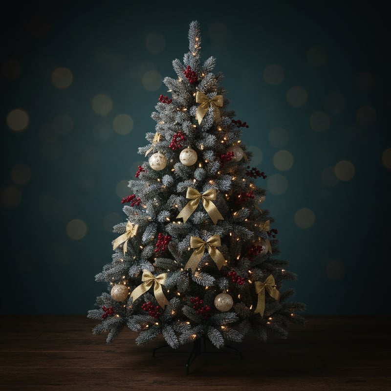 Dark Moody Christmas Tree Decor