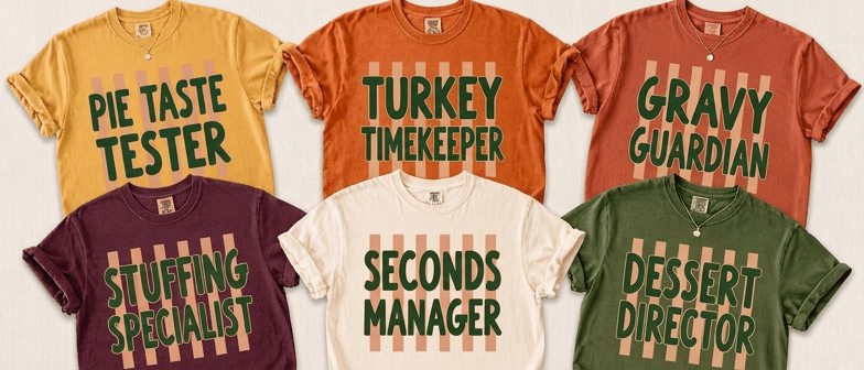 Thanksgiving Phrase Shirt Designs
