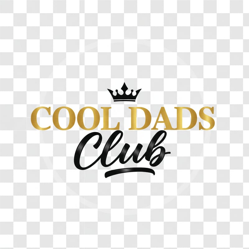 Luxury Cool Dads Club Typography