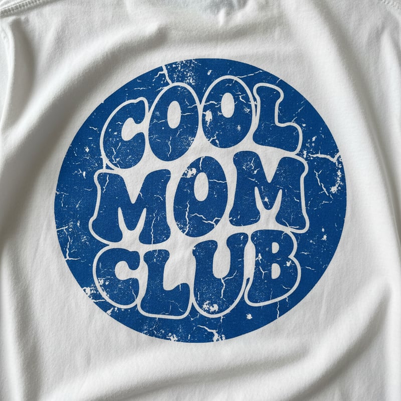 Vintage Blue Graphic T-Shirt Back