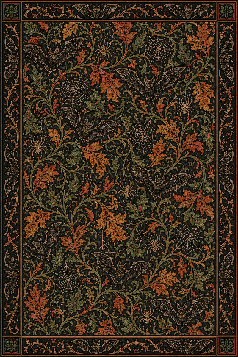 William Morris Style Woven Pattern