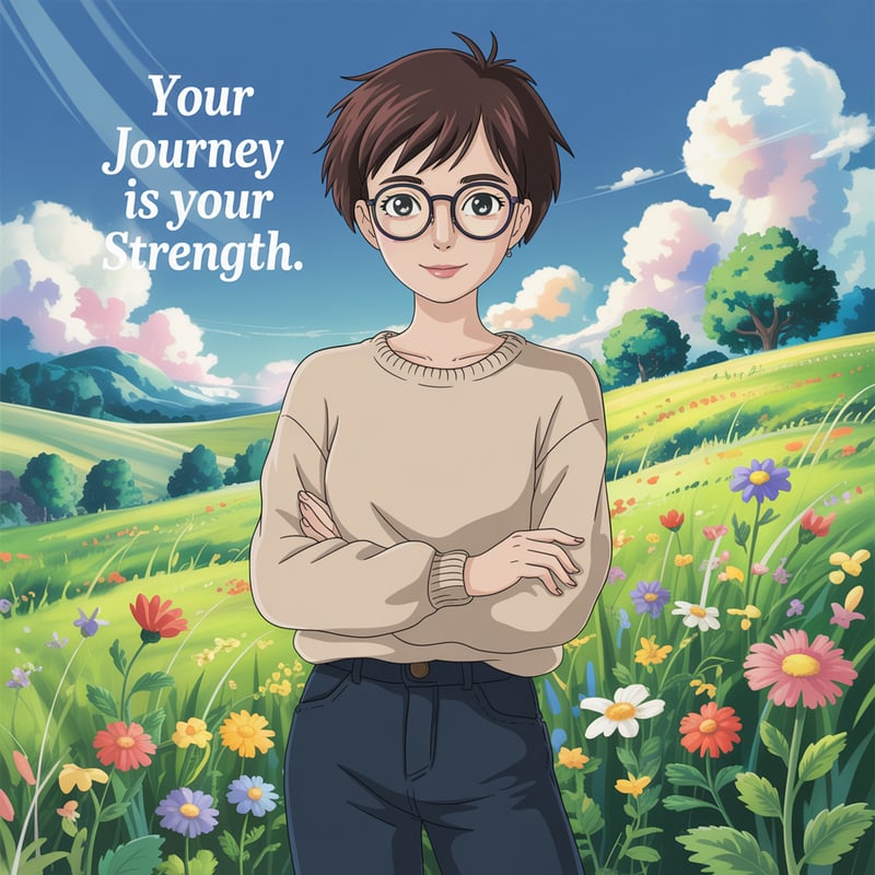 Studio Ghibli Inspired Serene Landscape