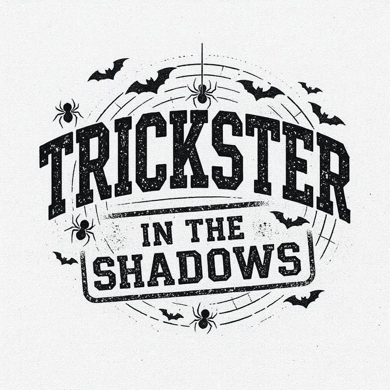 Grunge Halloween Trickster T-Shirt Design