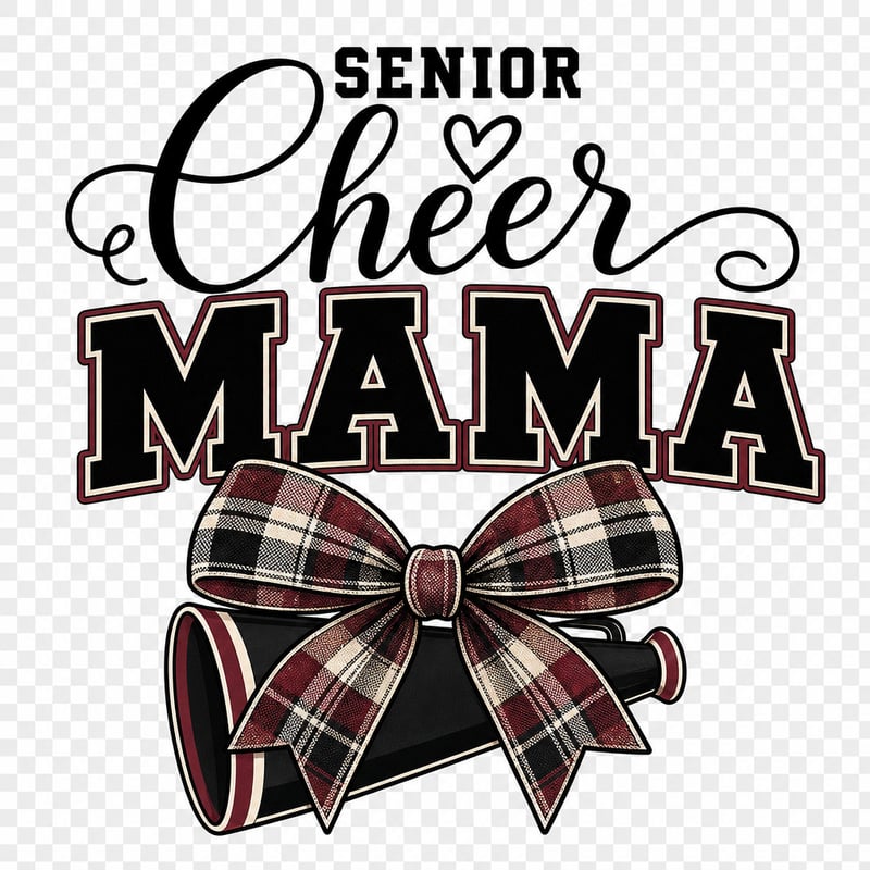 Senior Cheer Mama Sublimation Design