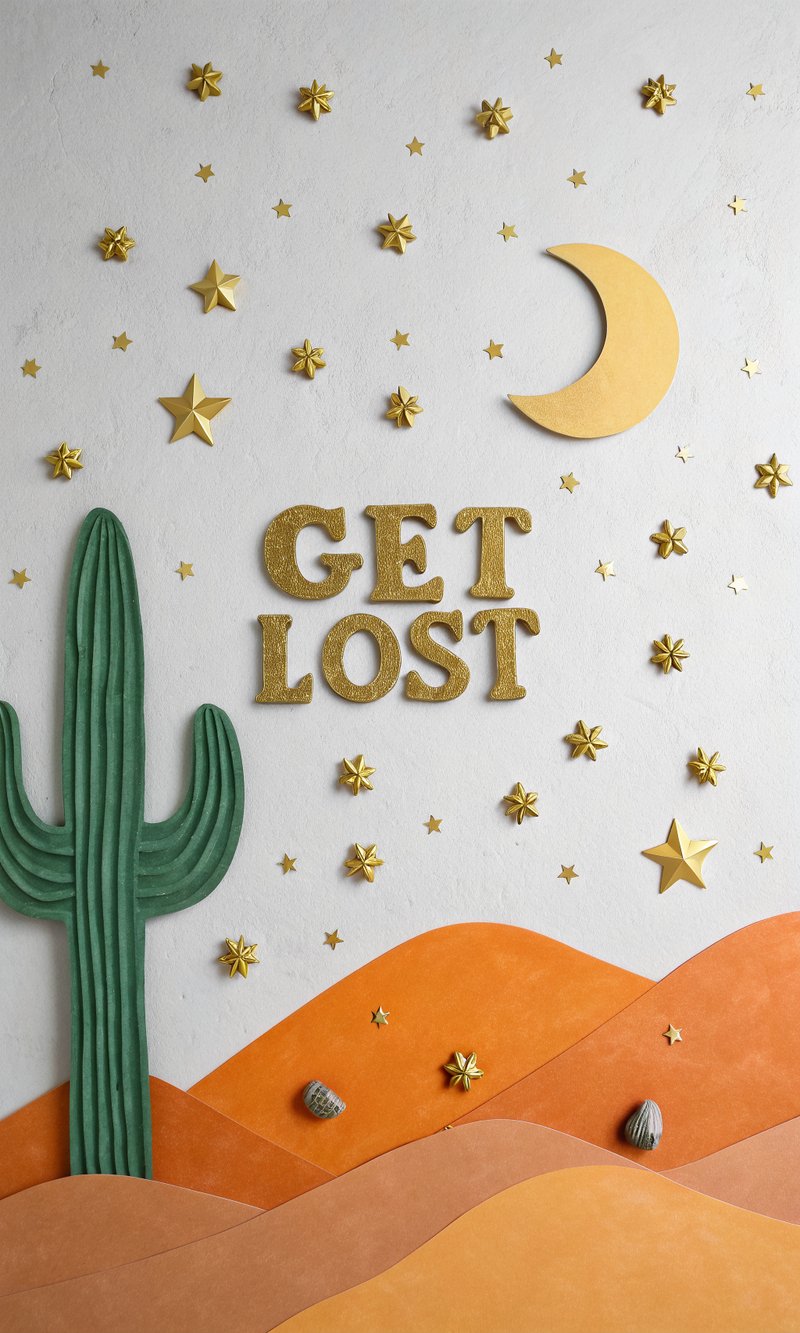 Minimalist Desert Illustration