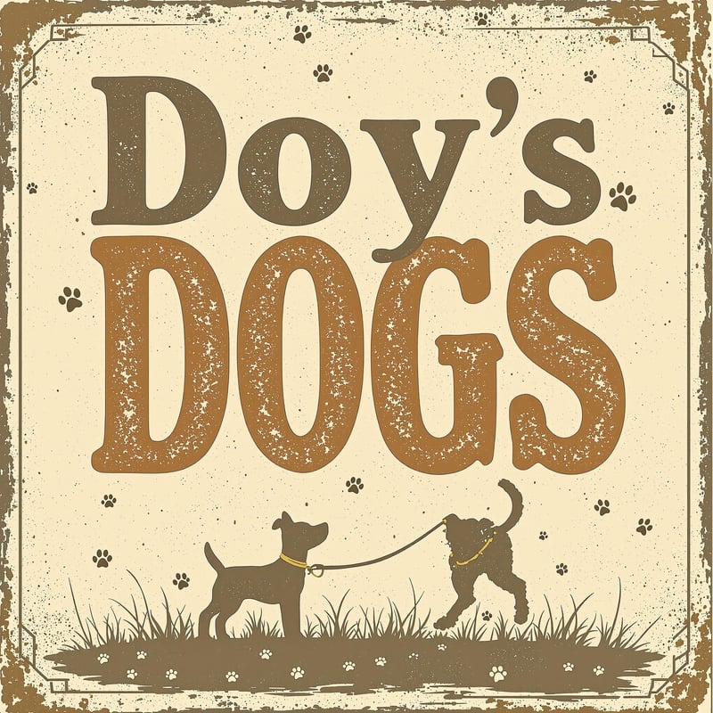 Vintage Dog Leash Font Design