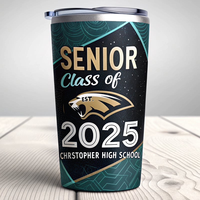 Senior Class of 2025 Tumbler Wrap Design