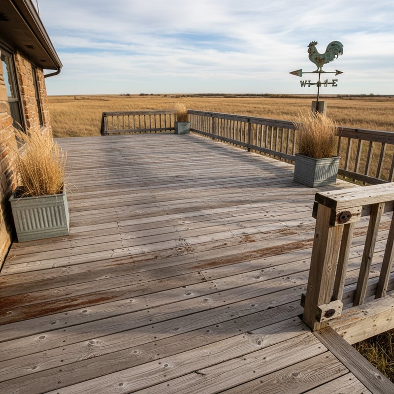 Weathered Prairie Deck Details