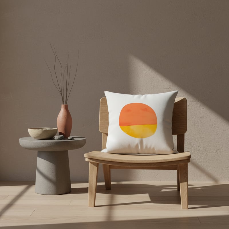 Minimal Zen-Inspired Interior Vignette