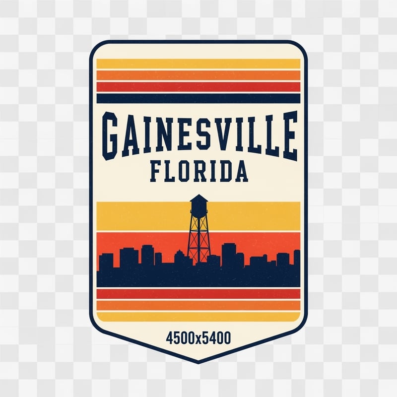 Vintage Collegiate Gainesville Badge
