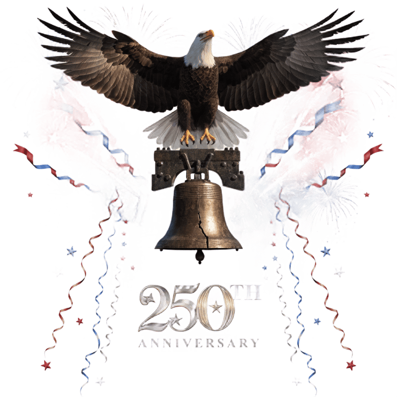 Bald Eagle and Liberty Bell Design