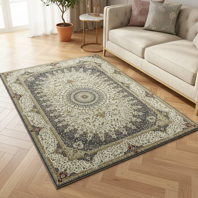 Close-Up Luxury Rectangle Rug
