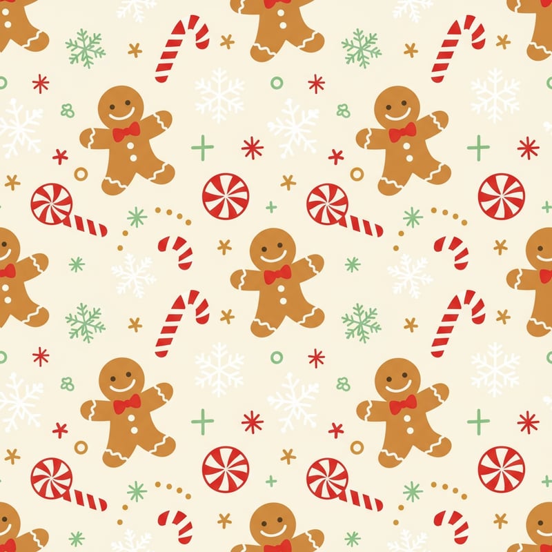 Christmas Gingerbread Pattern