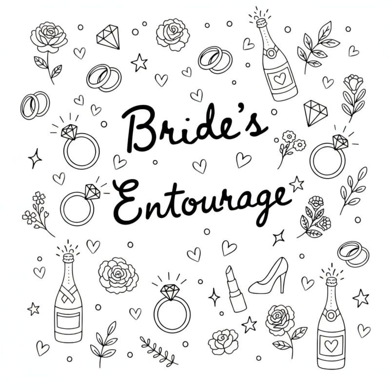 Bride’s Entourage Bridal Group Design