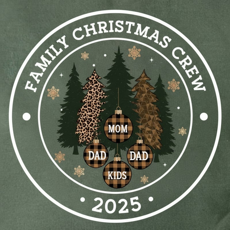 Family Christmas Crew 2025 Design