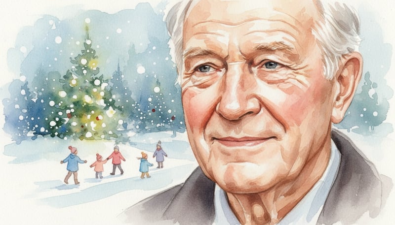 Subtle Smile on Old Man's Face