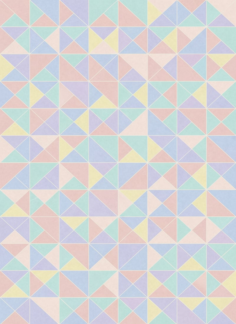 Seamless Pastel Geometric Pattern