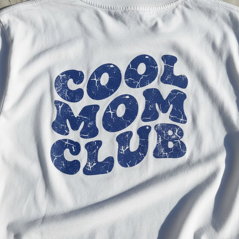 Vintage Cool Mom Club T-Shirt Design