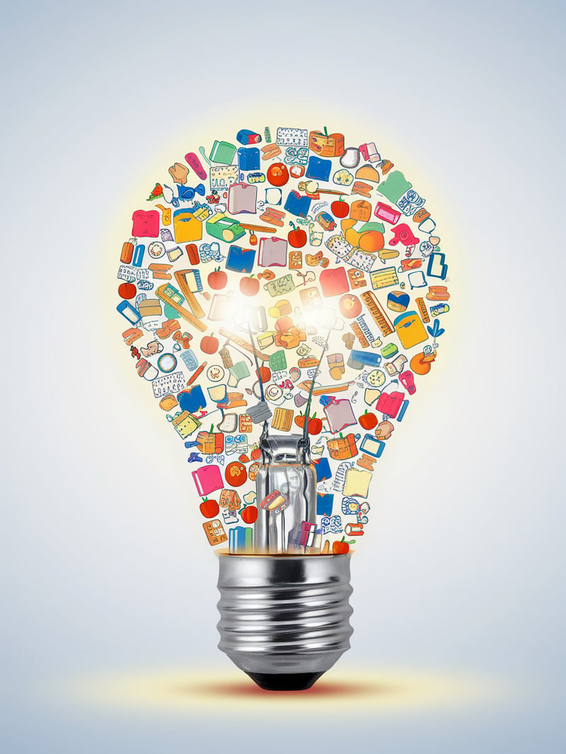 Creative Lightbulb Illustration