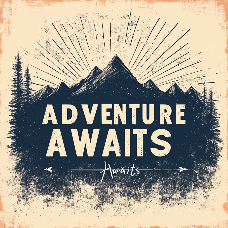 Vintage Adventure Typeface Design