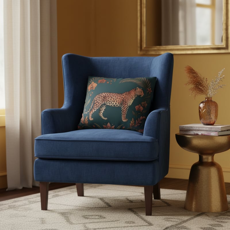 Bold Indoor Lifestyle Cushion Mockup