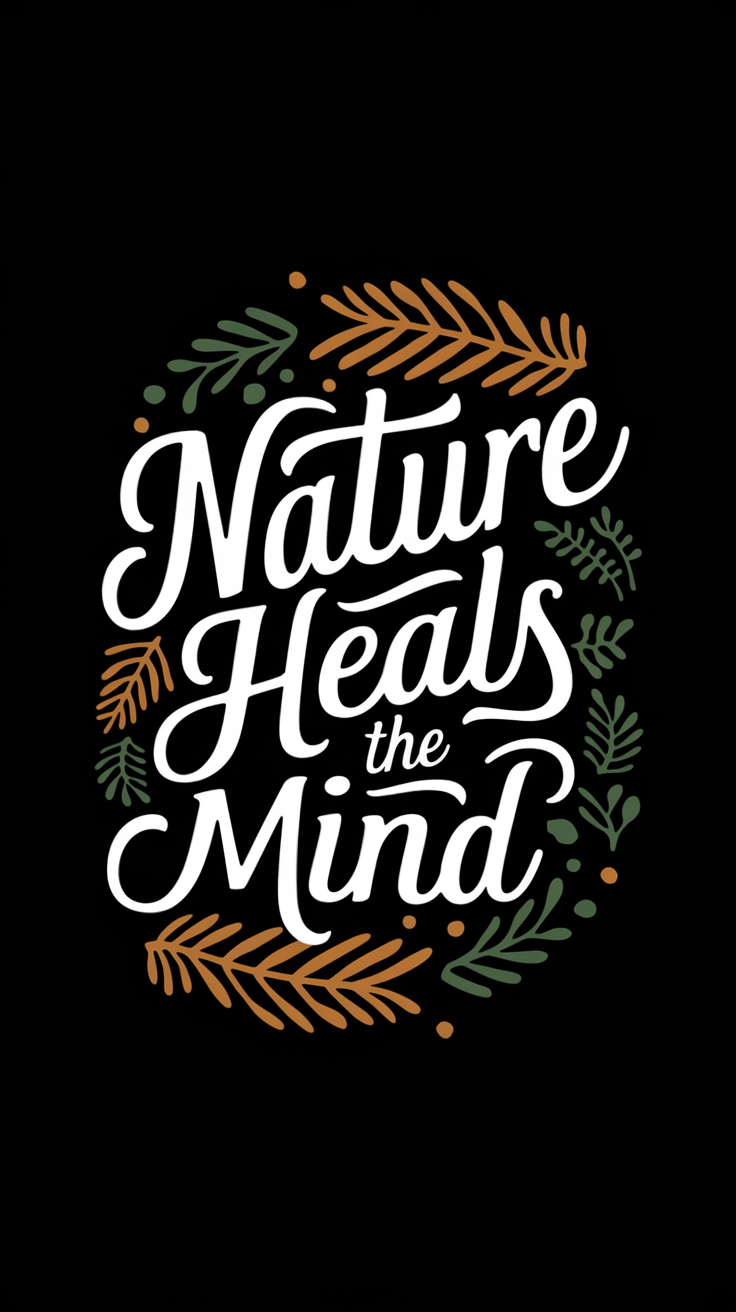 Nature Heals T-Shirt Design