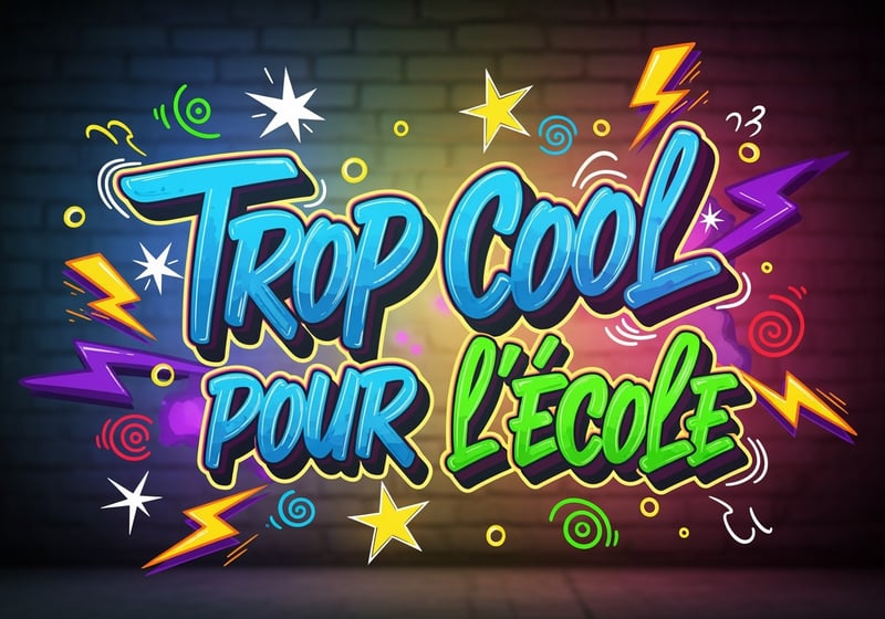 Neon Graffiti with 90s Vibe