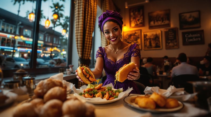 Southern Dusk with Mardi Gras Feast