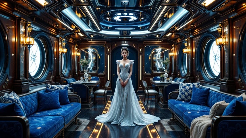 Luxurious Victorian Space Cabin
