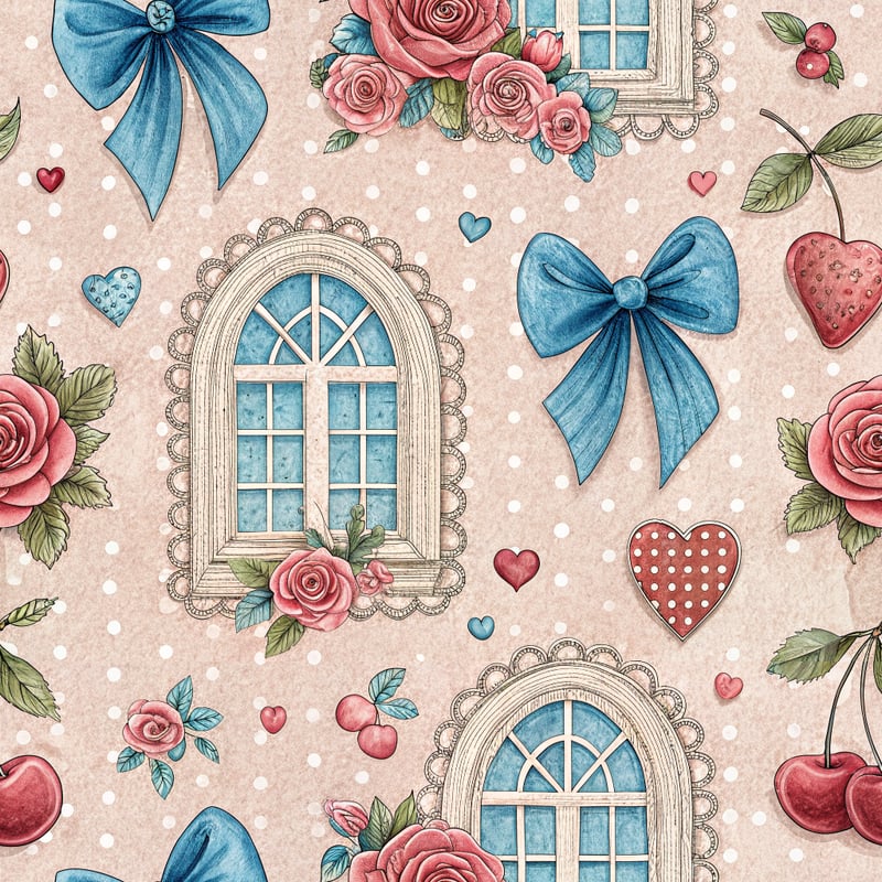 Coquette Valentine Cottage Pattern