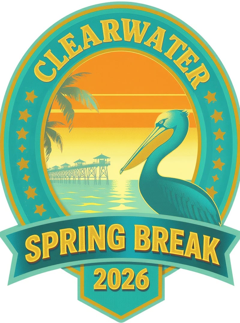 Clearwater Pier 60 Spring Break Badge