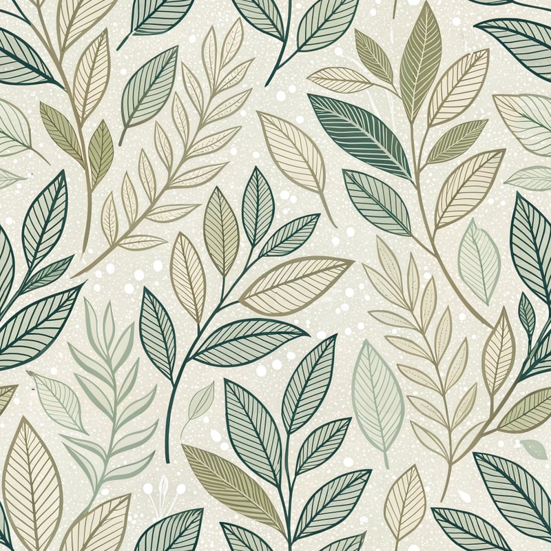 Simple Linear Leaf Repeat Pattern