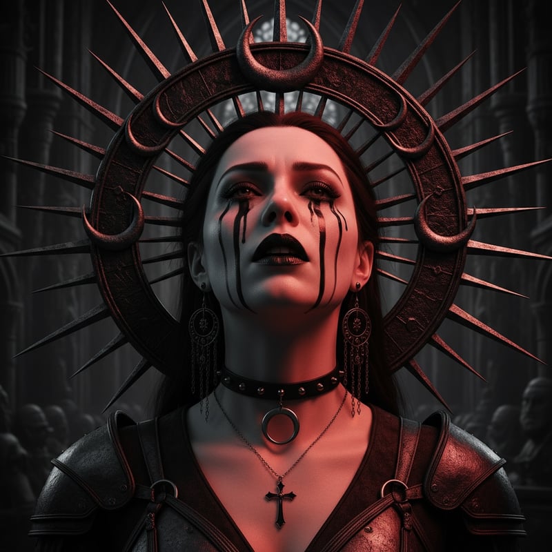 Dark Gothic Woman Portrait