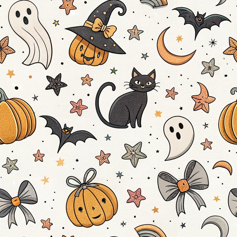 Halloween Icon Pattern