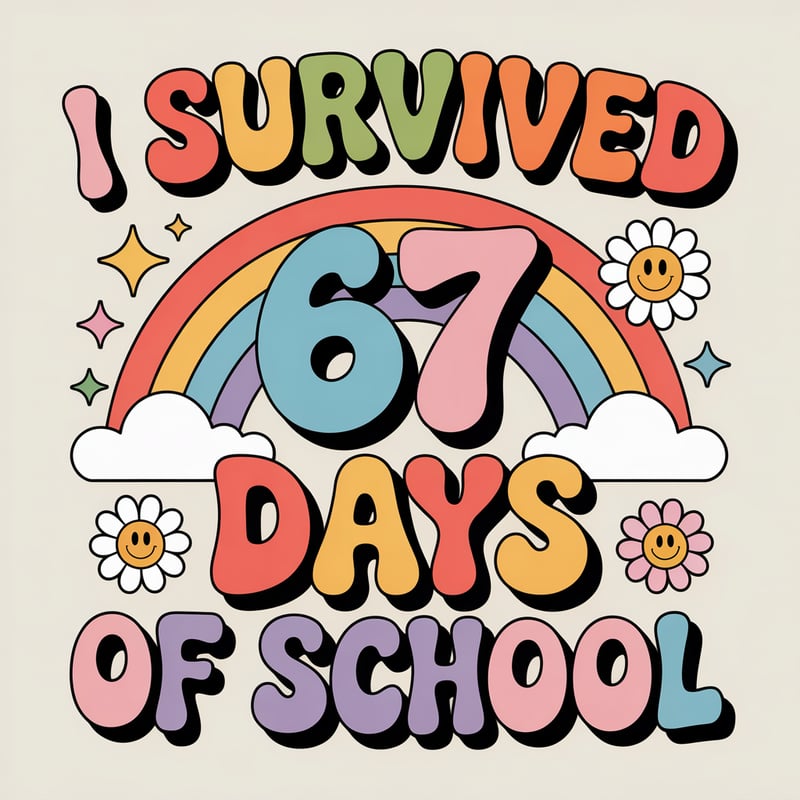 1970s Retro Bubble Letter Design