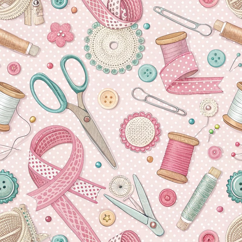 Craft Table Chaos Vector Pattern